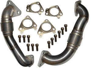 GMC Sierra Performance Exhaust - Driver & Pass Side - ATS Diesel - Up Pipe Direct Replacement Kit - `01-`15